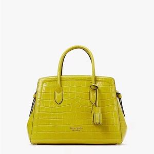 Kate Spade NY Knott Croc-embossed Medium Satchel